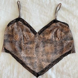 SOLD Bandana Print Tie Top